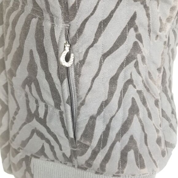 Ariat‎ Black Zebra Print Zip-Front Vest - Picture 6 of 12